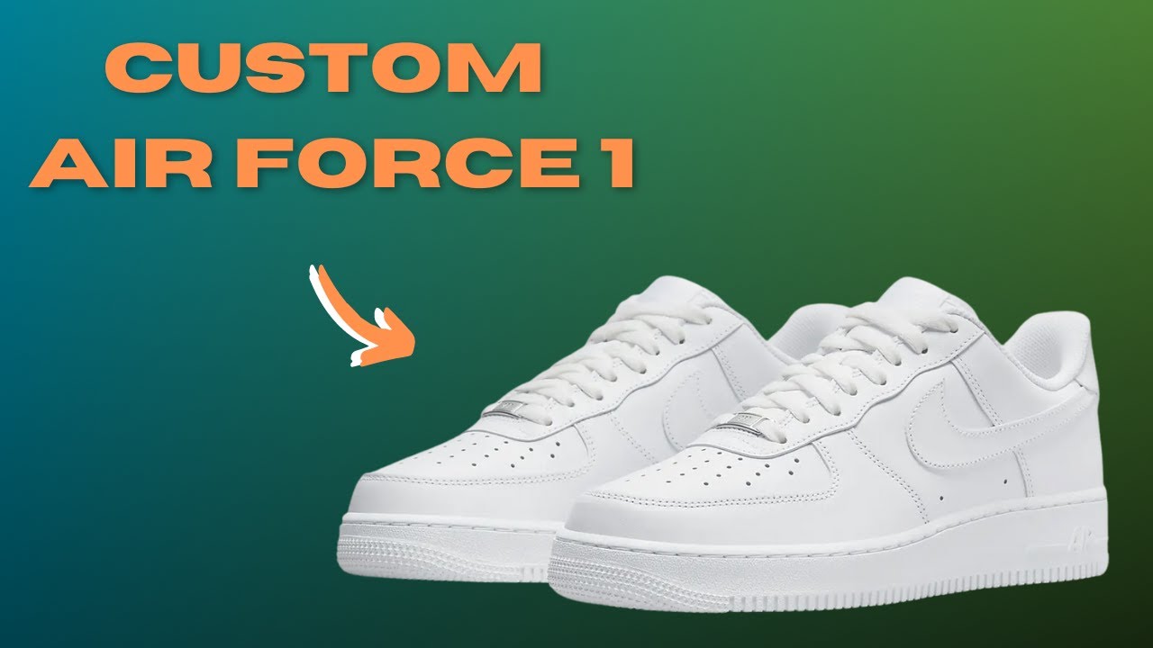 Customizing Air Force 1's For A Sneaker Ball (Pt. 1) 🎨👟 - YouTube