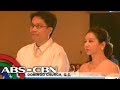 An emotional Korina Sanchez walks down the aisle