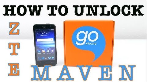 How to Unlock ZTE Maven & Maven 2 for ALL CARRIERS (AT&T, FACTORY UNLOCK, ETC)