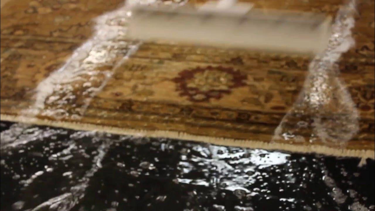 Flushing Dirt & Urine Out of Area Rug by AZ. Oriental & Specialty Rug Care in Prescott AZ YouTube