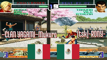 FT5 @kf2k2pls: ~CLAN YAGAMI~Mukuro (MX) vs (tsk)-RONY- (MX) [KOF 2002 Plus kf2k2 Fightcade] Apr 9