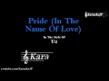 Pride In The Name Of Love Karaoke U2 mp3