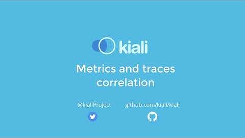 Kiali Metrics and Traces correlation
