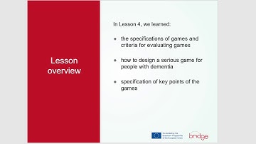 Lesson 6: Reflections on the lessons