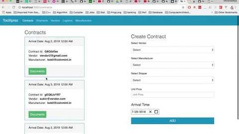 BlockSCM - Supply Chain Demo on IBM Hyperledger