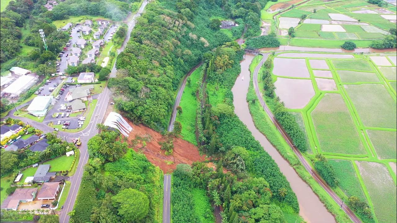 Hanalei Landslide March 2021 YouTube