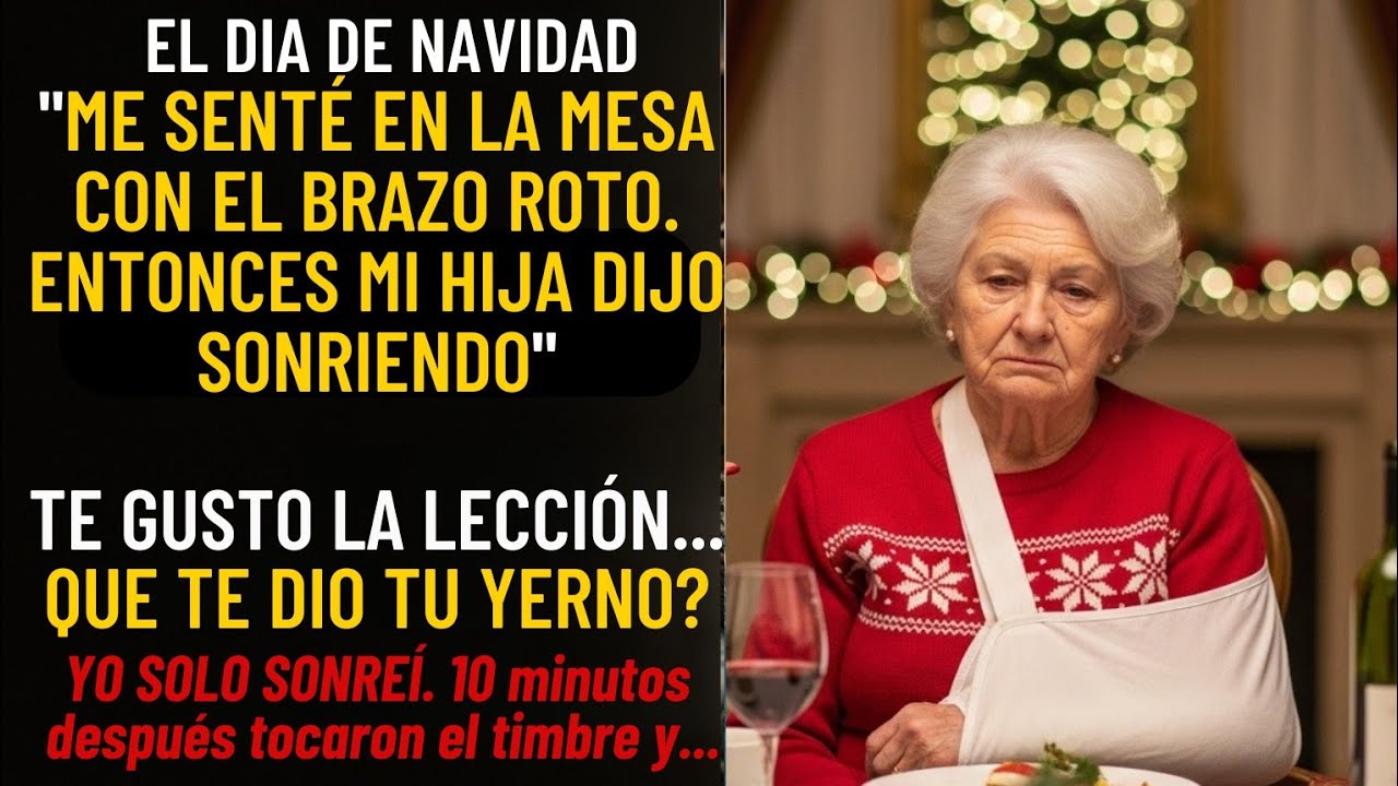 En nochebuena mi hija gritó: “¿Te gustó tu brazo quebrado?”… pero no imaginó lo que venía.