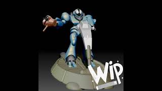 Blue BioRoid-BioLloyd 3d print wip