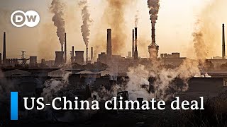 US and China announce joint efforts to cut carbon emissions | DW News
