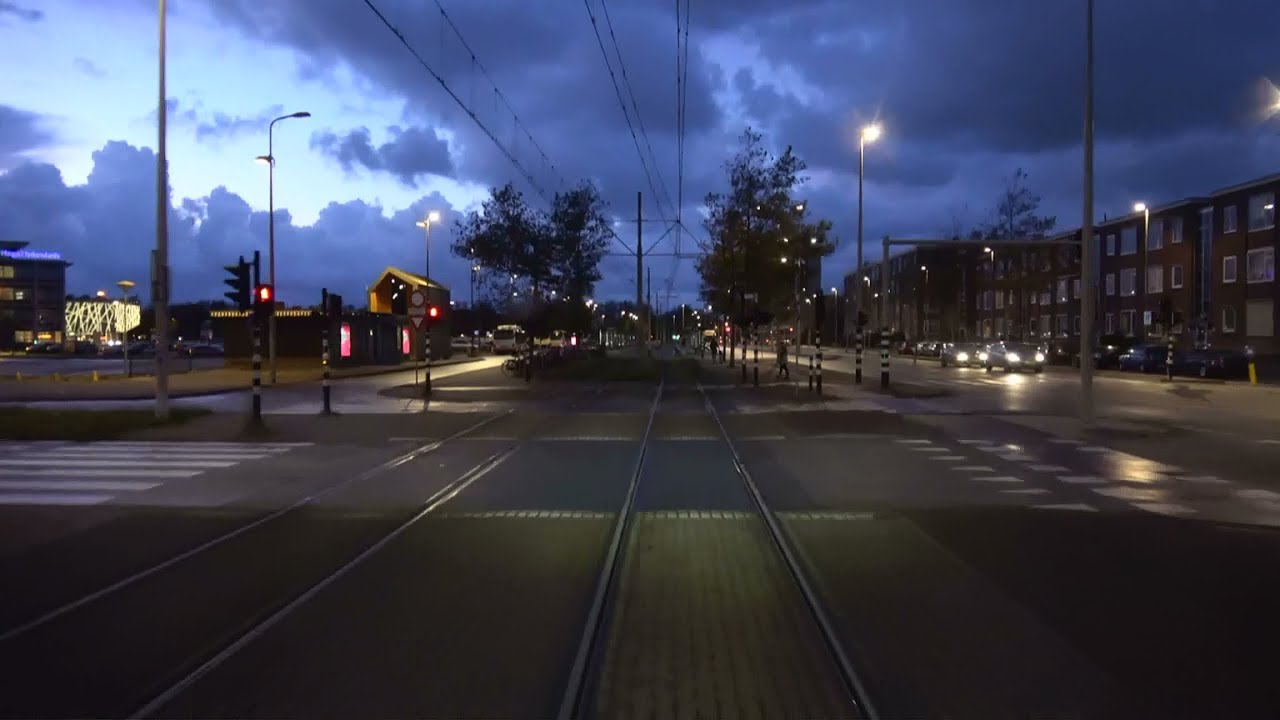 HTM tramlijn 6 (Den Haag) Leyenburg - Leidschendam Noord | motregen | GTL8 3133 | 2017
