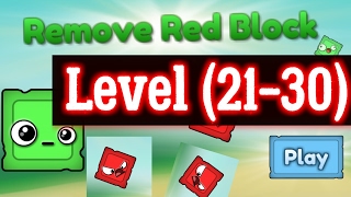 Remove Red Block level (21-30) walkthrough level 21 22 23 24 25 26 27 28 29 30