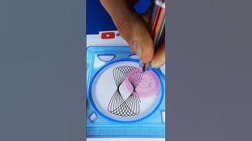 How many rotations did the pen make in total? ?? #Spirograph #2024 #shorts