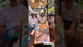 These guys are down for a funny drawing 😂 #art #hawaii #caricature #maui #lahaina #artist #funny These guys are down for a funny drawing 😂 #art #hawaii #caricature #maui #lahaina #artist #funny