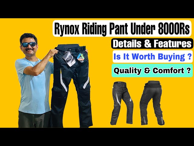 New Rynox Storm Evo Riding Grey Pant