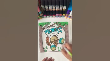 Tiny Turtle Magic | Baby Turtles & Ninja Turtles Coloring Book