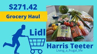 1st Grocery Haul of May! Shopping at Lidl \& Harris Teeter.