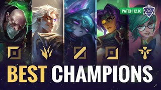 League of Legends: Best champions to play for every role in Patch 12.16