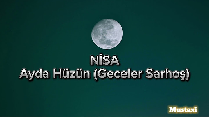 Nisa - Geceler Sarhoş (Ayda Hüzün)