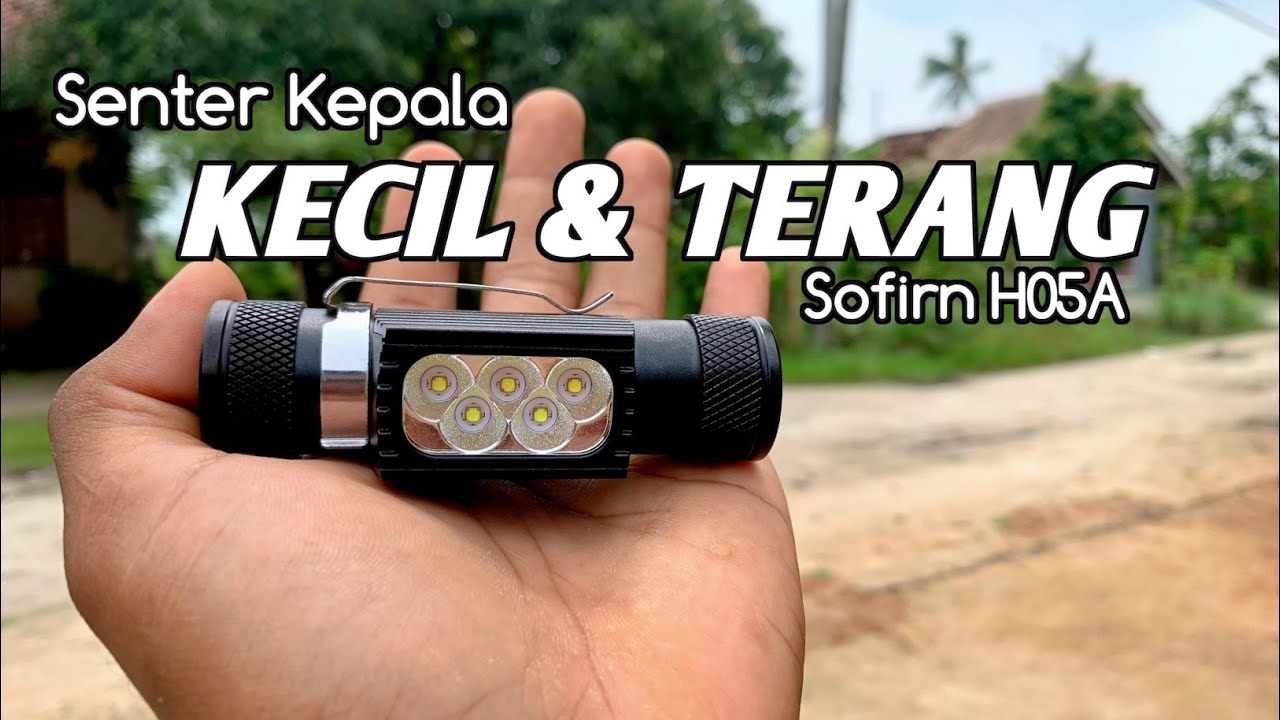 SENTER KEPALA KECIL DAN TERANG CAHAYA MENYEBAR 