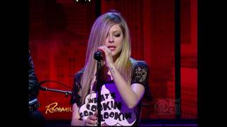 Avril Lavigne - Wish You Were Here + Interview @ Rachael Ray Show