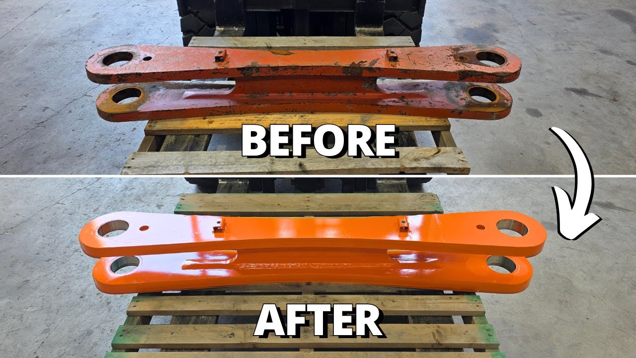 Overhauling a Massive Mining Dump Truck Track Rod | Line Boring and Bore Welding