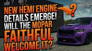 New HEMI Engine Brings Back A Familiar Displacement. Will The Mopar Faithful Accept it? 