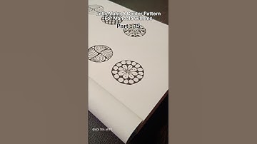 Mandala Center Pattern Series | Part-15 #mandalart #mandalapatterns