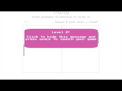 Pong: HTML, CSS
