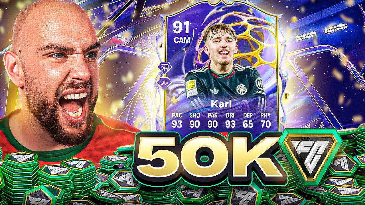 50K FC Points Decides My Team w/ FUTURE STARS LENNART KARL!