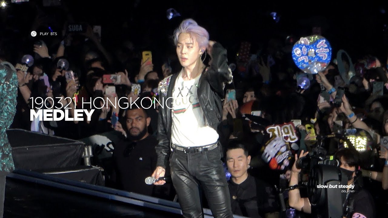 190321 방탄소년단 지민 (BTS JIMIN) - MEDLEY (JIMIN FOCUS 4K fancam)