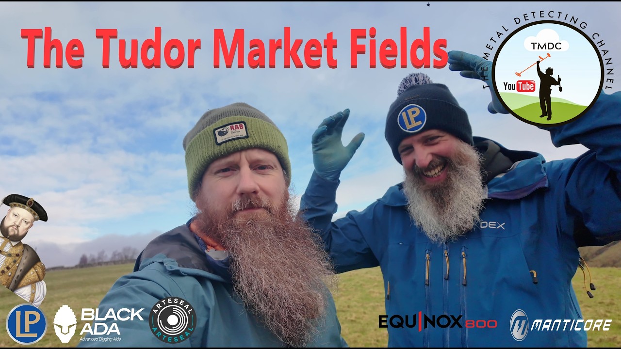 Metal Detecting a Tudor Market Field (Henry VIII Era) | Minelab Equinox/Manticore