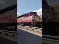 Train 5235 to Haverhill at Sutton St North Andover Ma GP40MC 1123 cab car is 1806