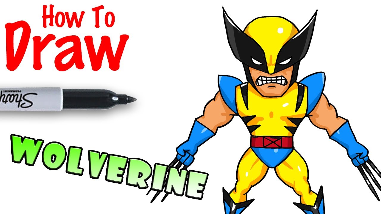 Wolverine  simple sketch by LadyMintLeaf on DeviantArt