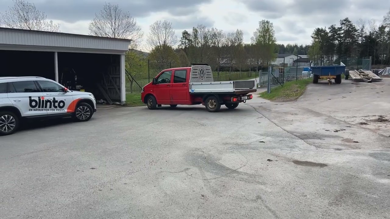 Flakbil Volkswagen transport T5 4WD