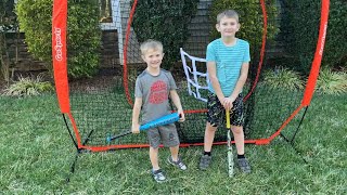 Baseball batting net setup! Spring season ⚾️ 7x7 Practice hitting and pitching! Great product 🙌