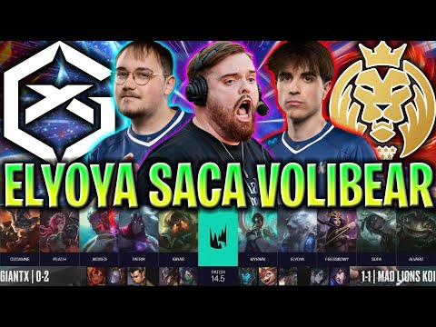 IBAI CASTEA A ELYOYA CON VOLIBEAR!😱 - GX vs MDK LEC PRIMAVERA 2024 ESPAÑOL LVP