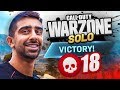 MY FIRST SOLO WIN on WARZONE! (CoD Battle Royale)