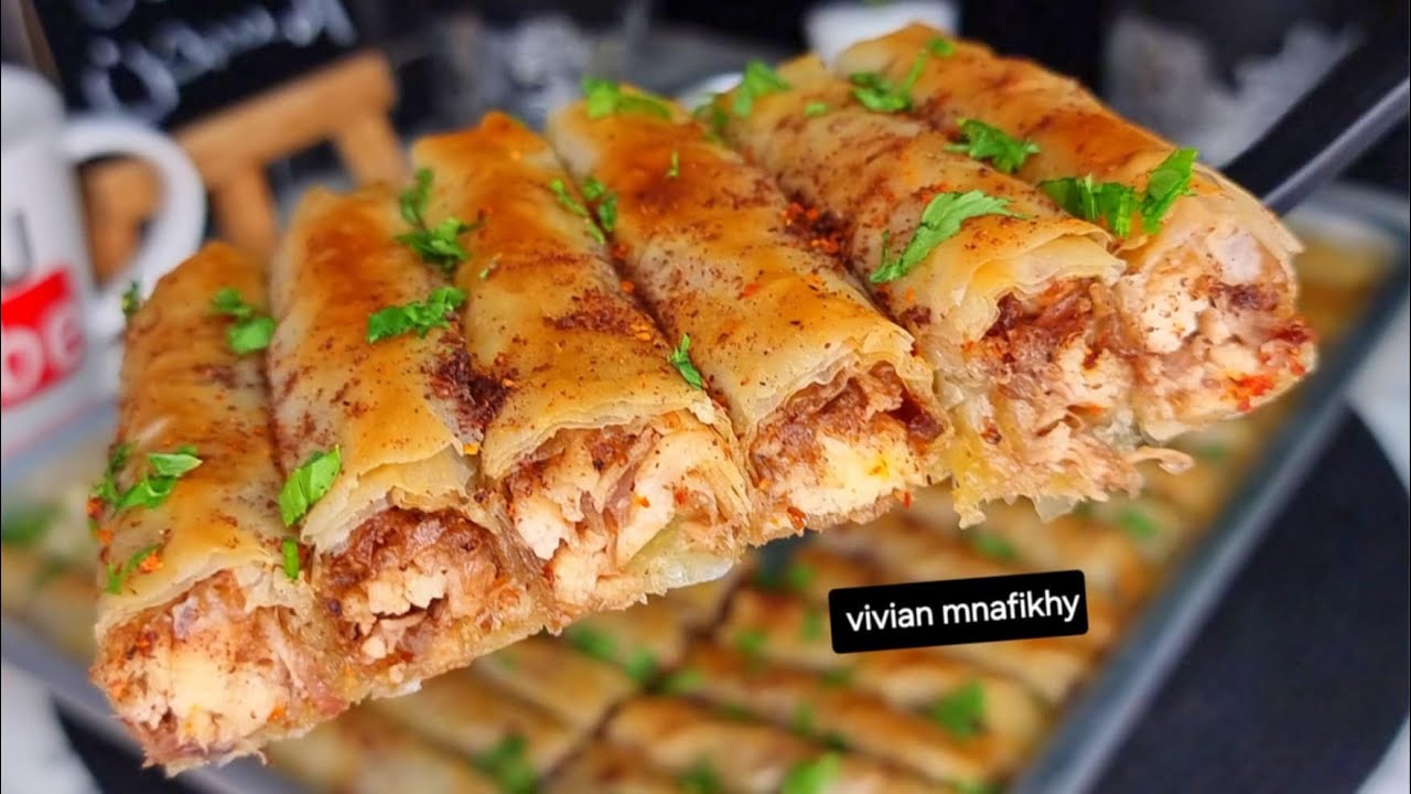 المسخن رول😍رولات المسخن أو أصابع المسخن بطريقة جديدة 2024😌 وسهلة وسريعة 👌والطعم خياااال 😋