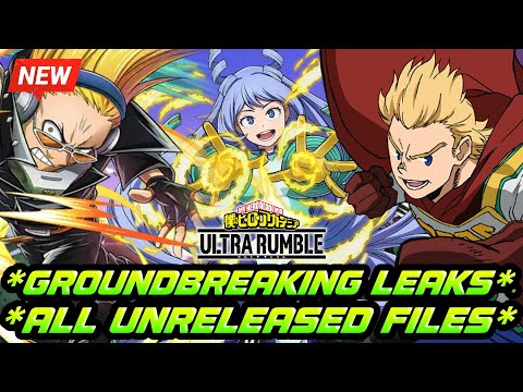 *BRUH THIS IS UNBELIEVABLE* ALL CHARACTERS COMING TO MY HERO ULTRA RUMBLE!!
