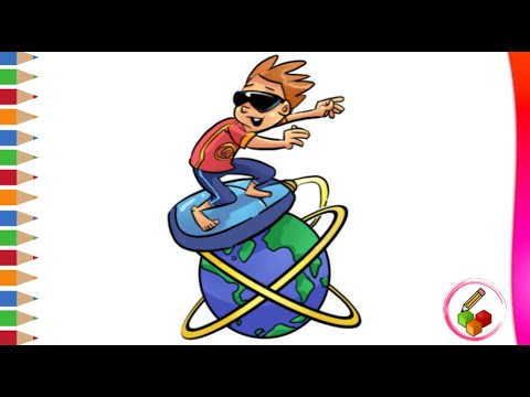 PLAYLIST ESPECIAL ESPORTES - GAROTO SURFANDO - TUTORIAL - APRENDA A DESENHAR