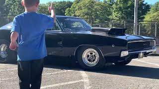 Nasty '68 ProCharged Hemi Charger R/T "Spotlight" SouthWestern PA Mopar Picnic