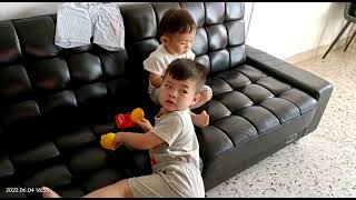 Baby Gideon Short Stay At Bedok Due To Mama Covid Booster Jab. Part6 - 04Jun Thru 05Jun 2022