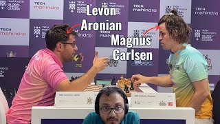 When Levon Aronian went all out to beat Magnus Carlsen | Global Chess League | Commentary by Sagar