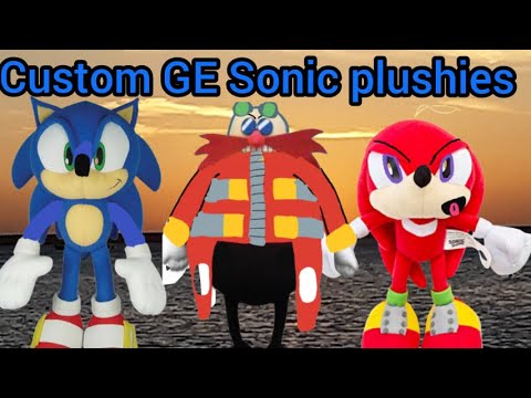 custom GE Sonic plushies