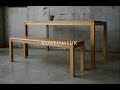 Kobeomsuk furniture  making oak table  bench