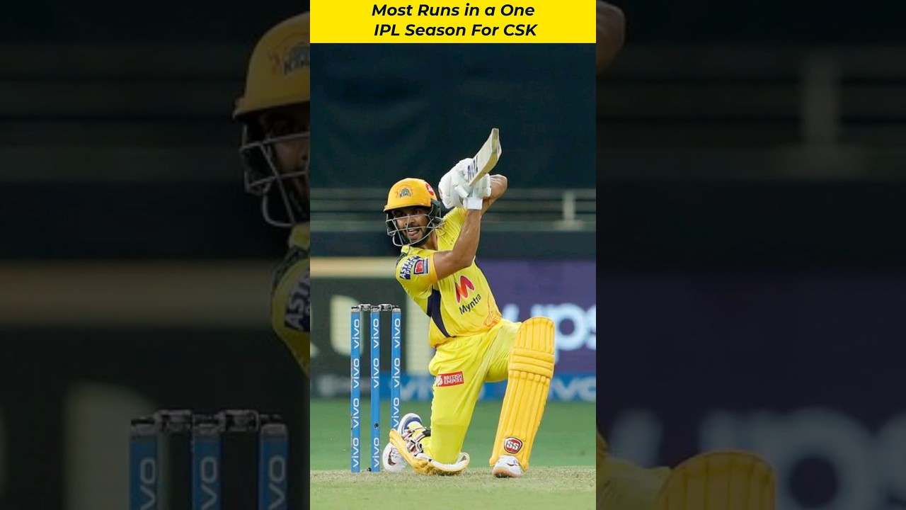 Most Runs in a One IPL Season For CSK 