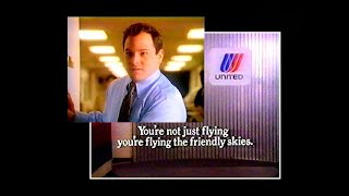 United Airlines Commercial (Jason Alexander), 1986