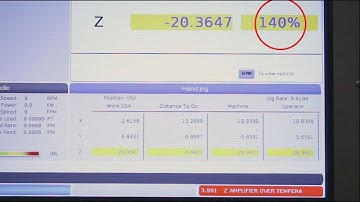 Alarm 3.991 Z-Axis Amplifier Overheat - Haas Automation Service