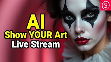 SHOW YOUR ART - AI EXPLORATION  - Live Stream - Join me & Have Fun