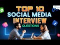 SMO interview Questions | Top 10 Social Media Interview Questions (in Hindi)